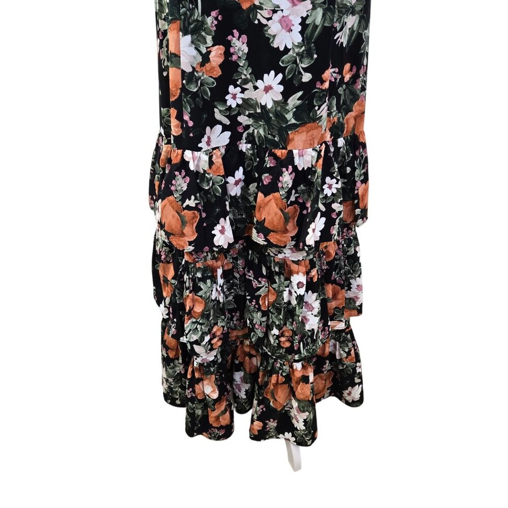 Abercrombie & Fitch Ruffle Tiered Maxi Dress Size Medium - Picture 8 of 10